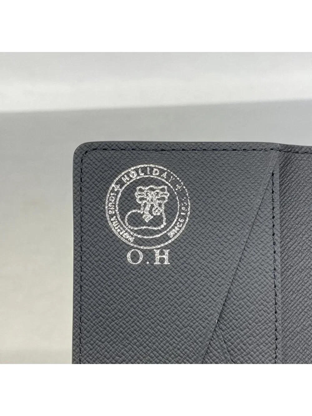 Louis Vuitton Card Case Monogram Eclipse Pocket Organizer Black